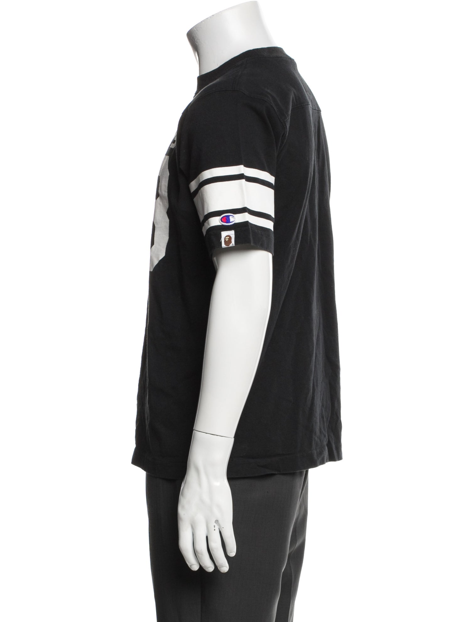 A Bathing Ape x Champion Graphic Print Crew Neck T-Shirt