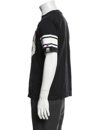 A Bathing Ape x Champion Graphic Print Crew Neck T-Shirt