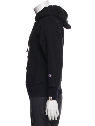 A Bathing Ape x Champion Graphic Print Crew Neck Hoodie