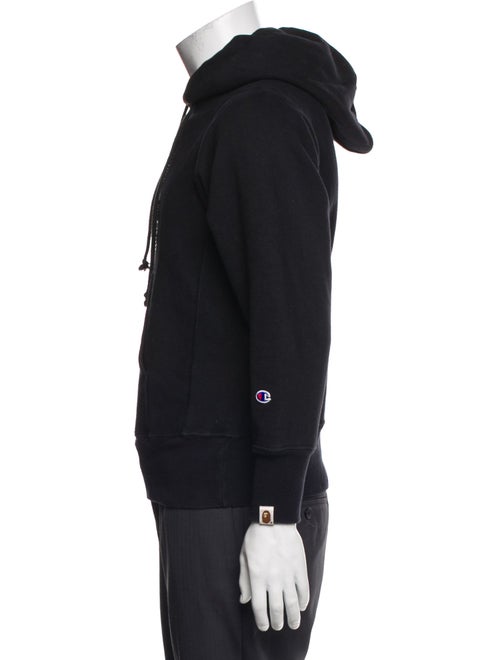 A Bathing Ape x Champion Graphic Print Crew Neck Hoodie