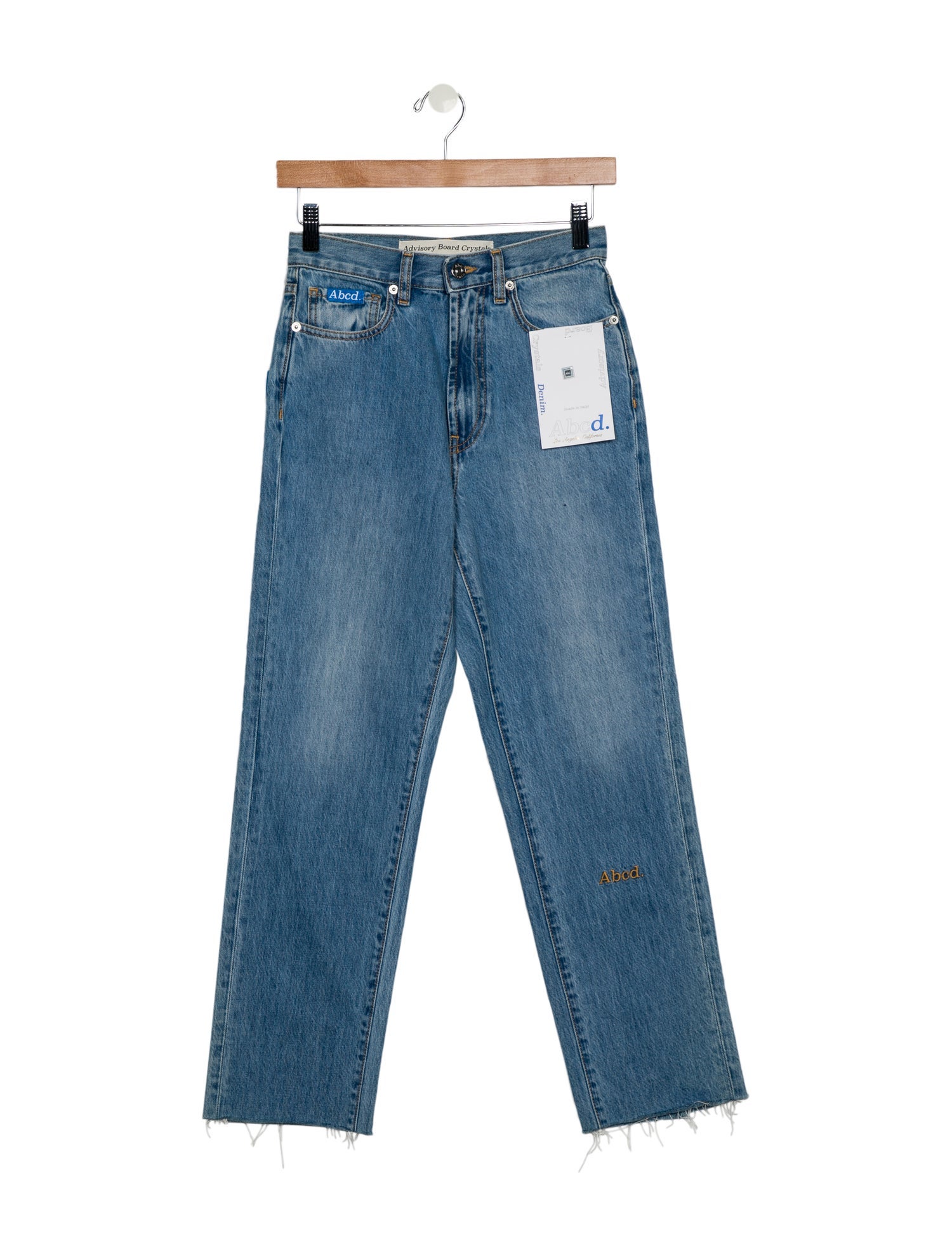Advisory Board Crystals High-Rise Straight Leg Jeans w/ Tags