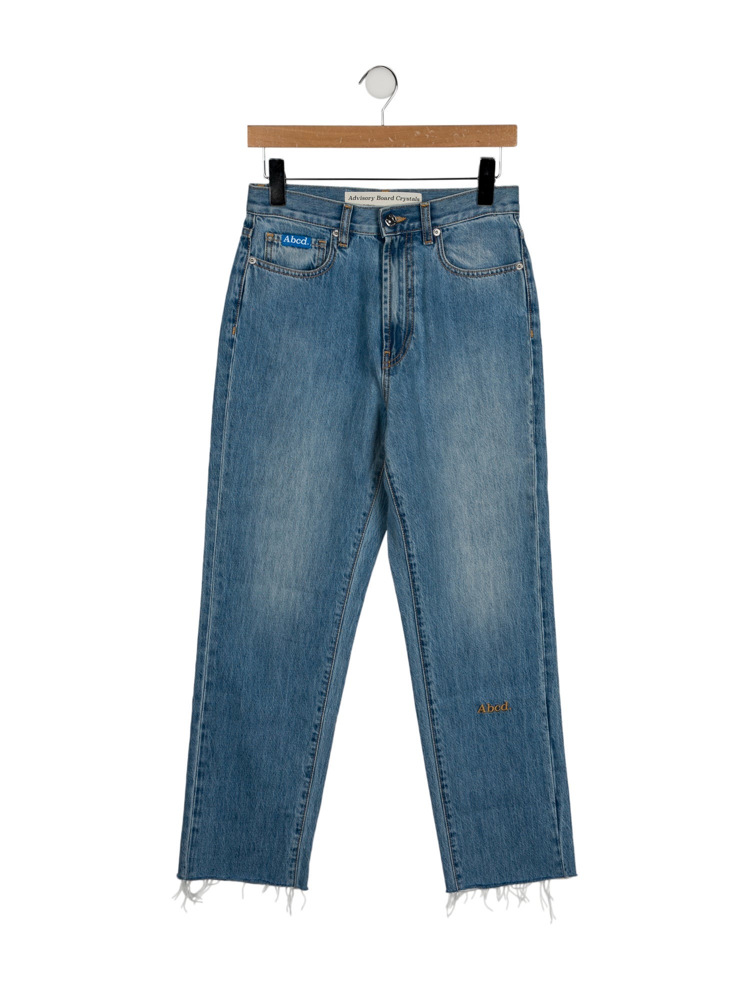 Advisory Board Crystals High-Rise Straight Leg Jeans w/ Tags