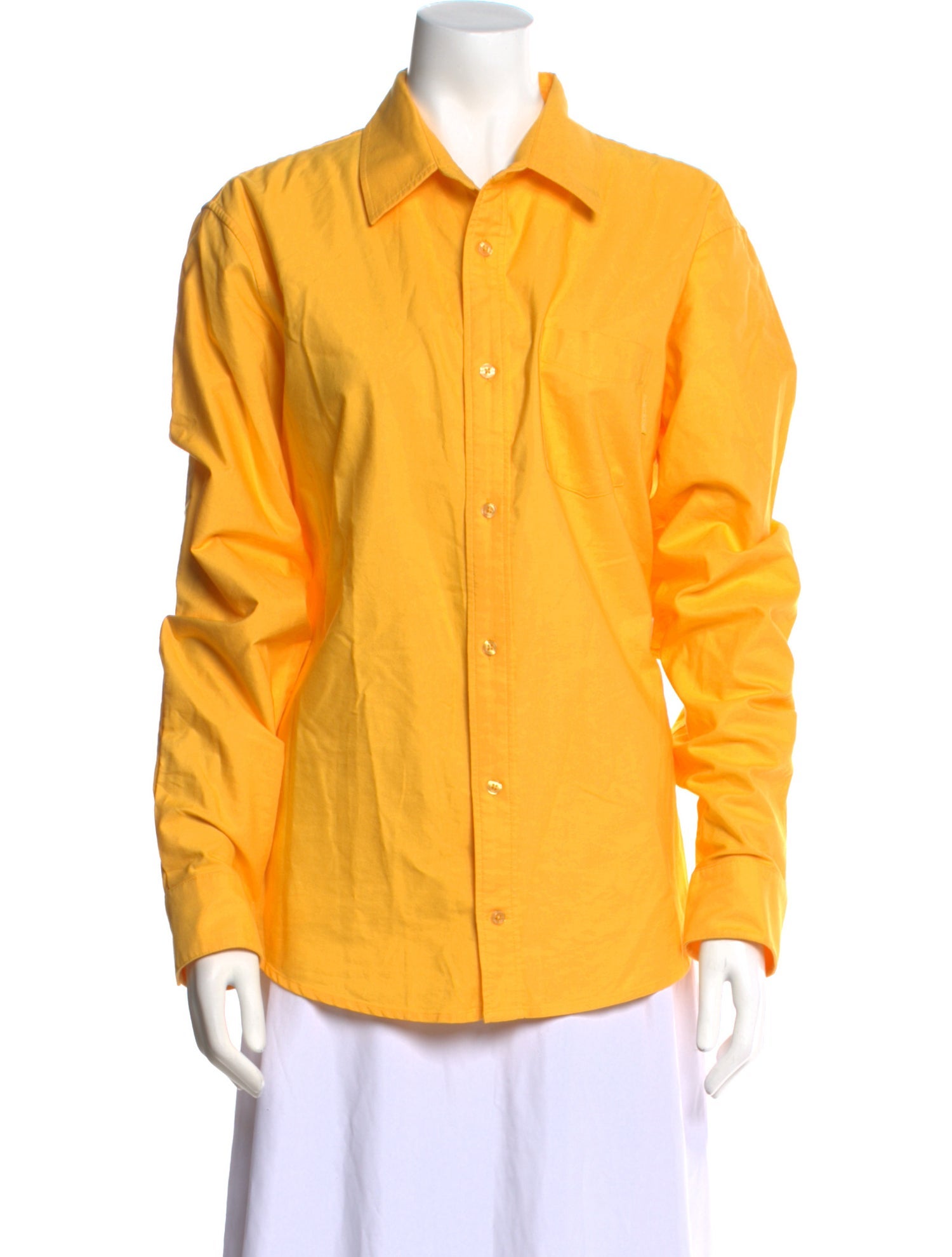 Advisory Board Crystals Long Sleeve Button-Up Top