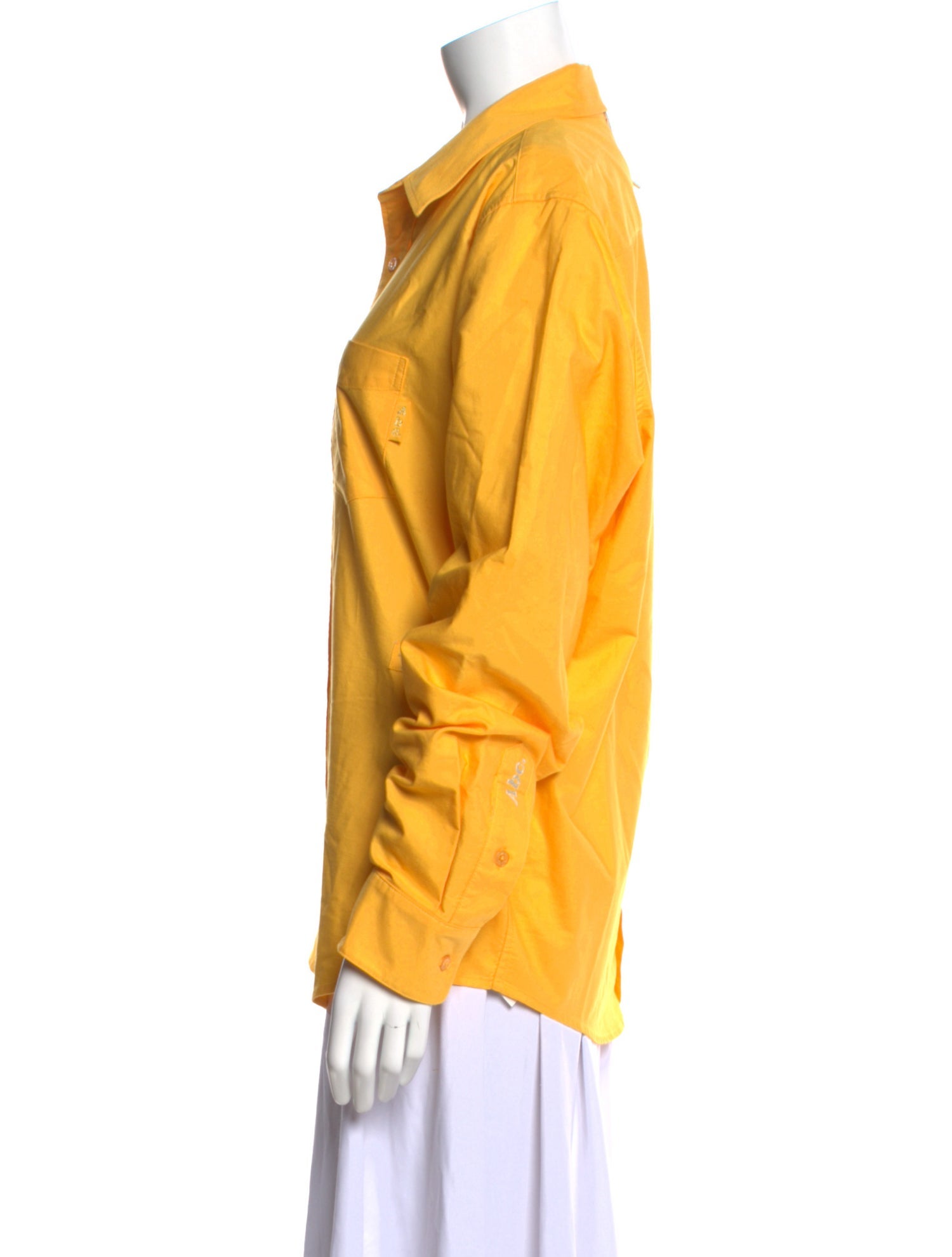 Advisory Board Crystals Long Sleeve Button-Up Top