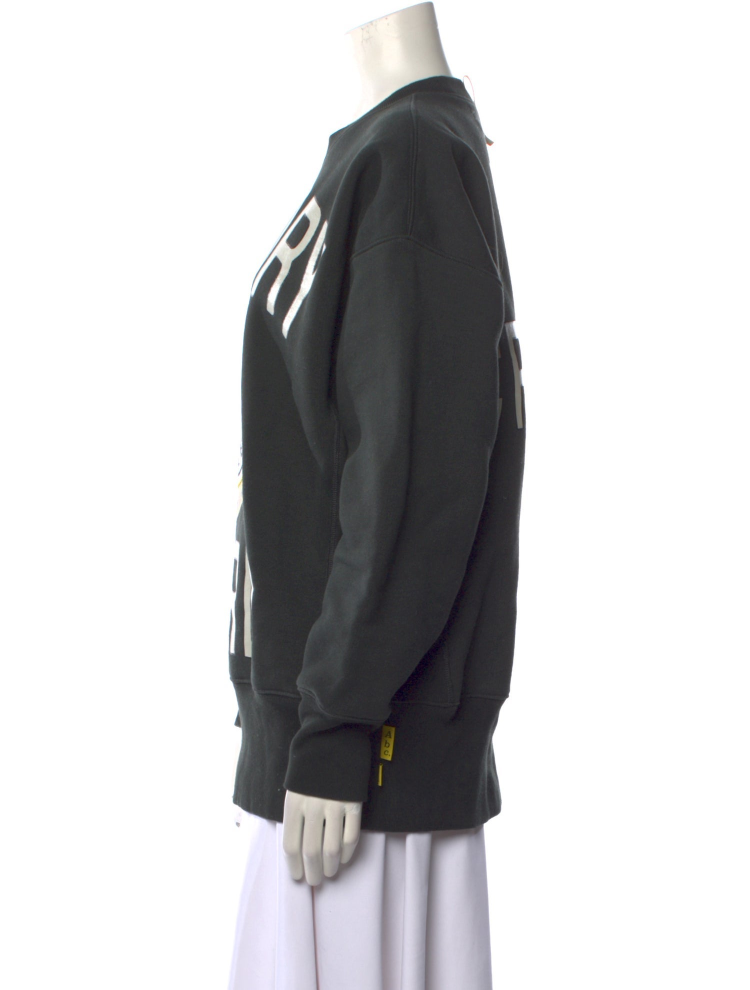 Advisory Board Crystals Graphic Print Crew Neck Sweatshirt