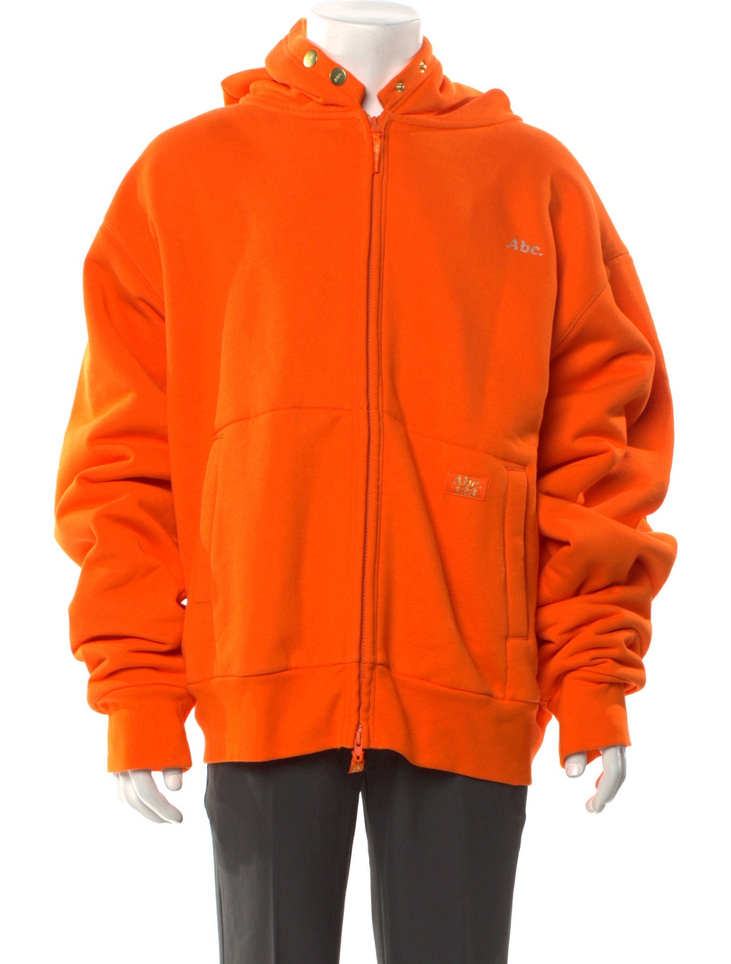 Advisory Board Crystals Mock Neck Long Sleeve Hoodie w/ Tags