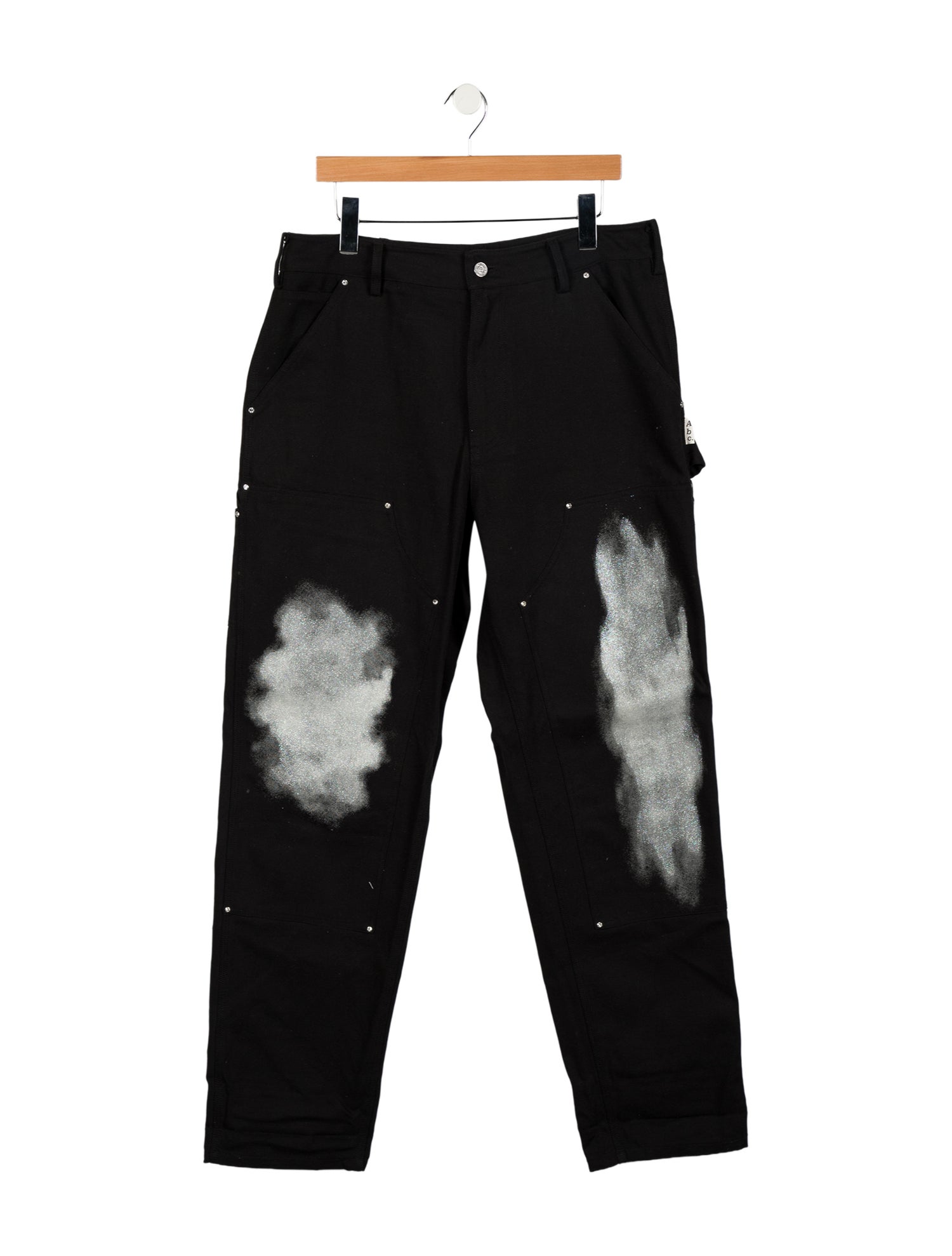 Advisory Board Crystals Tie-Dye Print Moto Pants w/ Tags