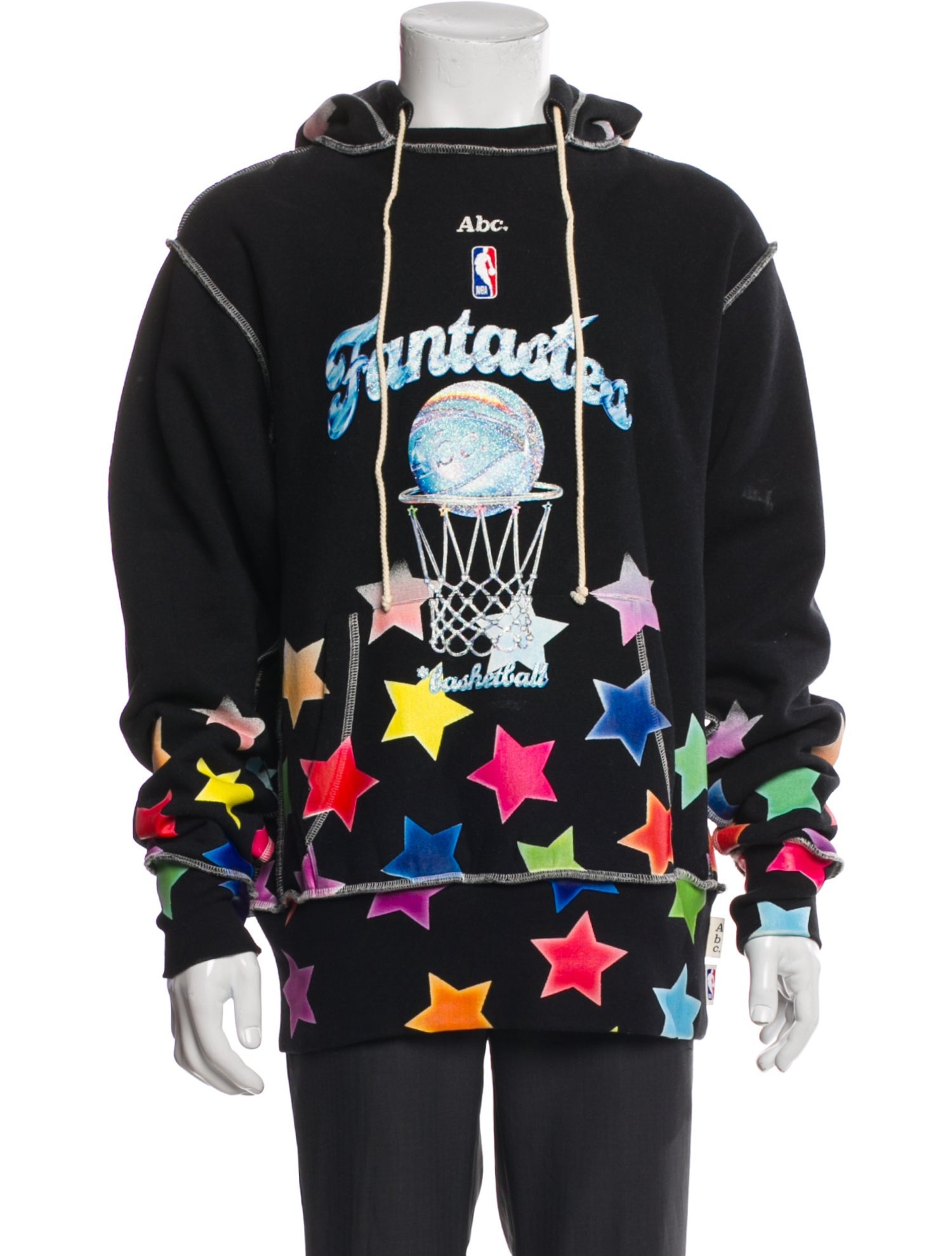 Advisory Board Crystals Graphic Print Crew Neck Hoodie