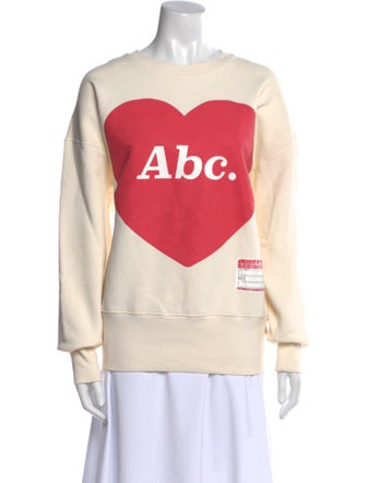 Advisory Board Crystals Graphic Print Crew Neck Sweatshirt