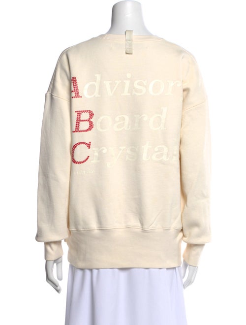 Advisory Board Crystals Graphic Print Crew Neck Sweatshirt