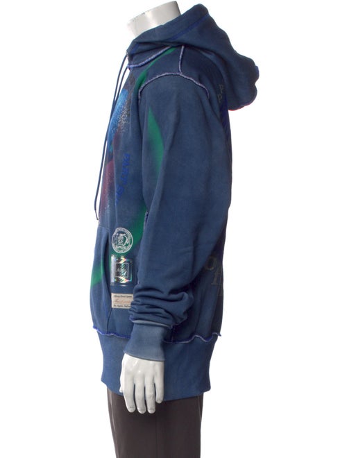 Advisory Board Crystals Graphic Print Crew Neck Hoodie