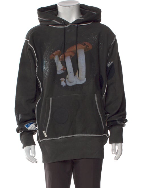 Advisory Board Crystals Graphic Print Crew Neck Hoodie