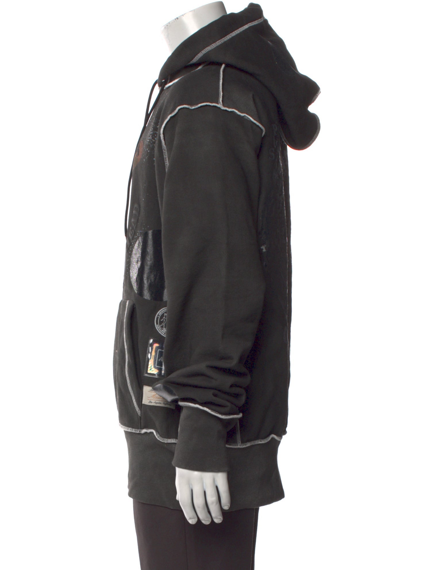 Advisory Board Crystals Graphic Print Crew Neck Hoodie