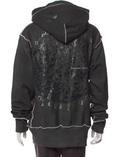 Advisory Board Crystals Graphic Print Crew Neck Hoodie
