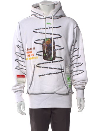 Advisory Board Crystals Graphic Print Crew Neck Hoodie