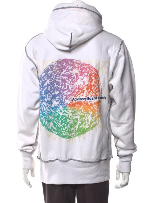 Advisory Board Crystals Graphic Print Crew Neck Hoodie