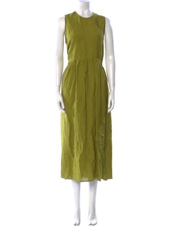 Apuntob Linen Long Dress