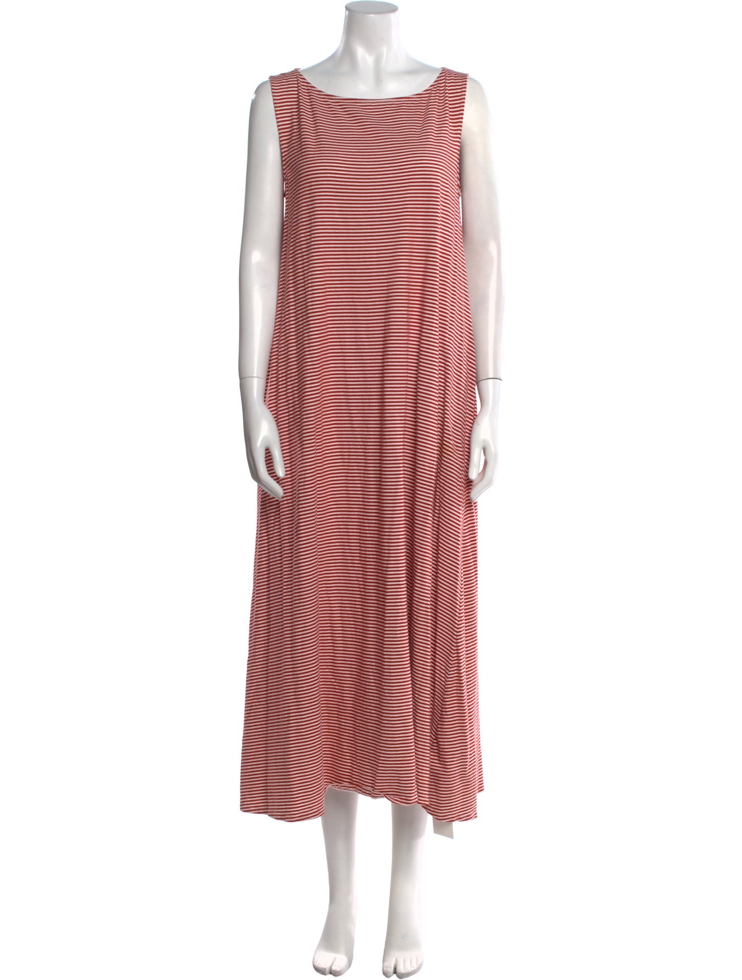 Apuntob Striped Long Dress