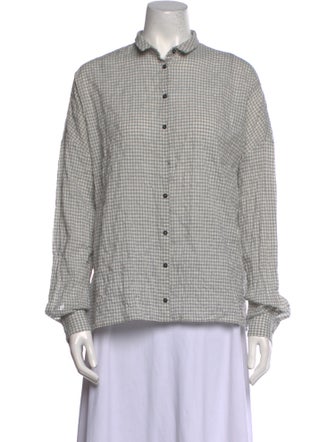 Apuntob Long Sleeve Button-Up Top