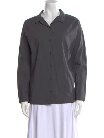 Apuntob Long Sleeve Button-Up Top