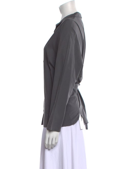 Apuntob Long Sleeve Button-Up Top