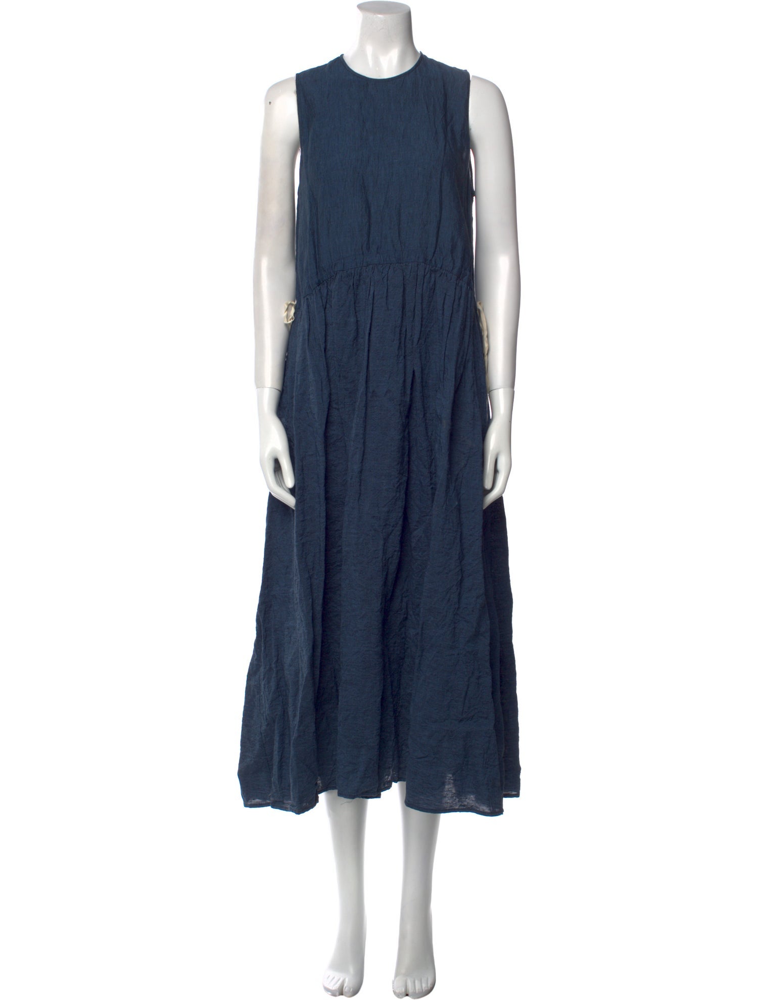 Apuntob Linen Long Dress