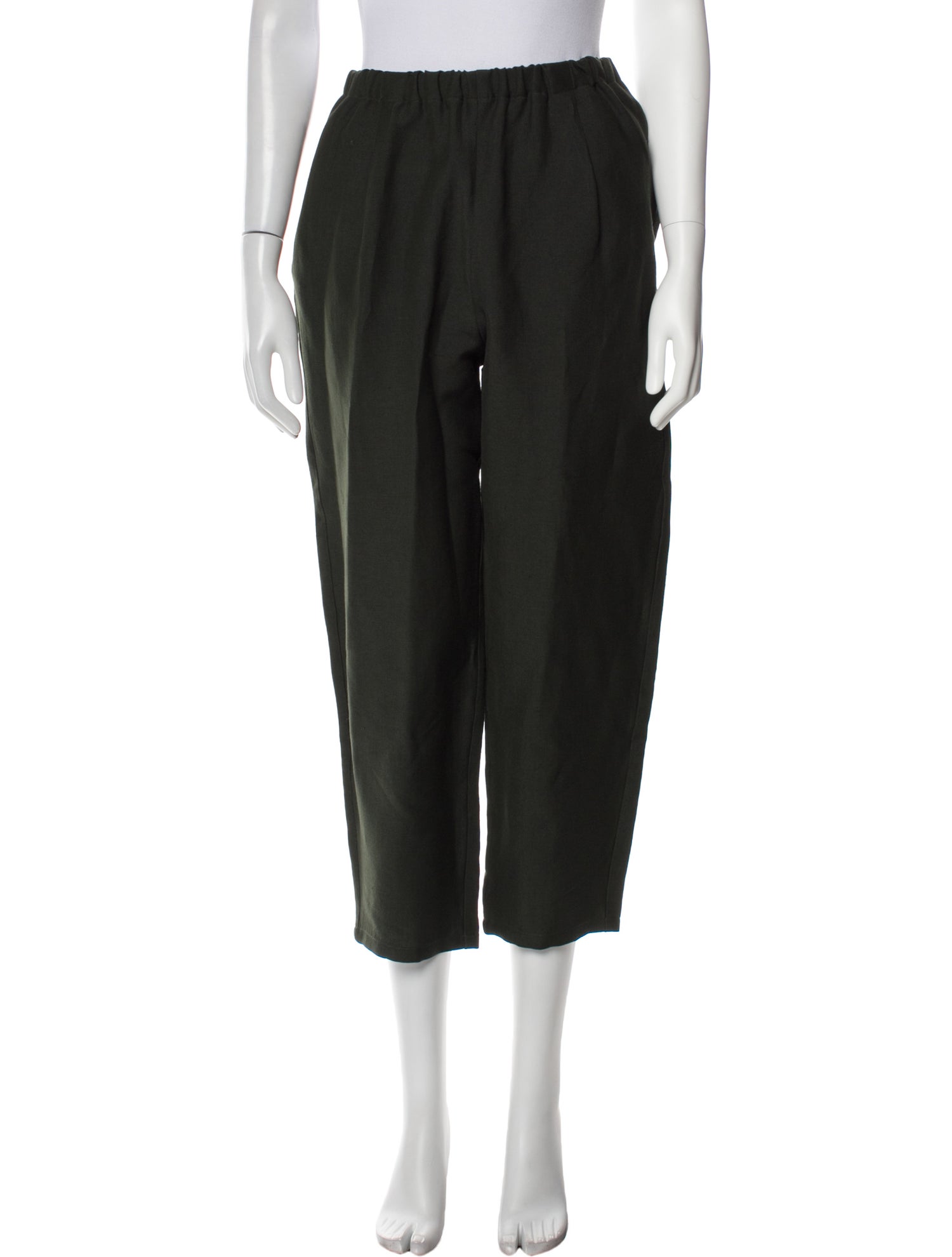 Apuntob Virgin Wool Straight Leg Pants