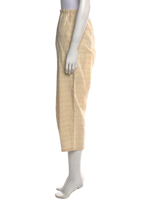 Apuntob Plaid Print Straight Leg Pants