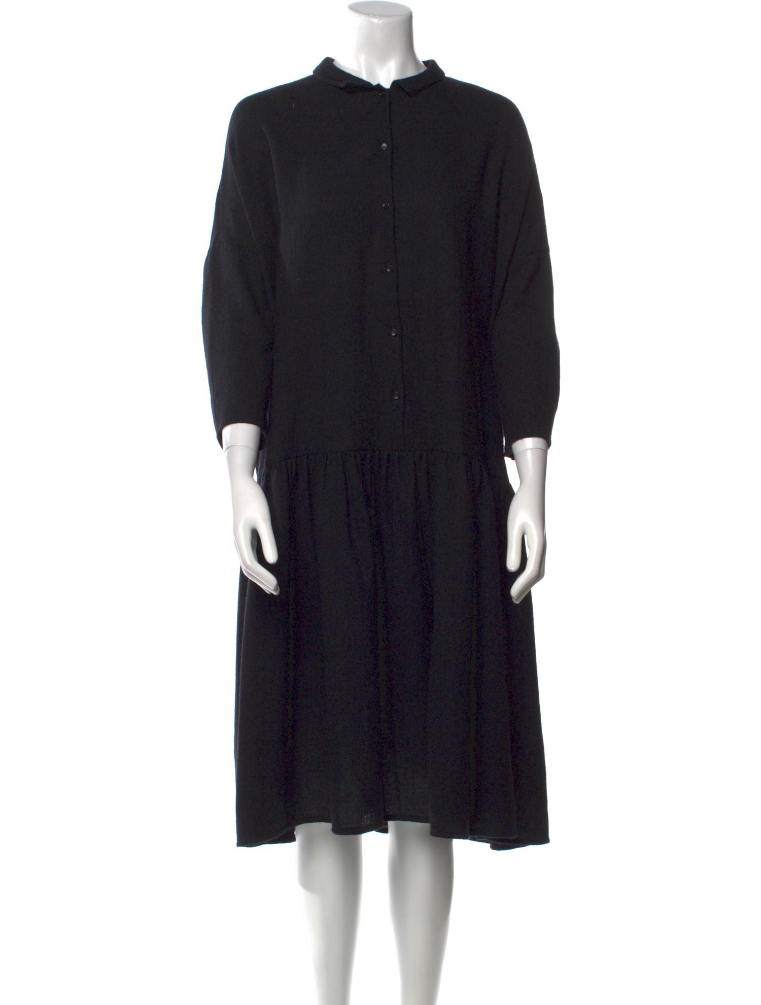 Apuntob Wool Midi Length Dress