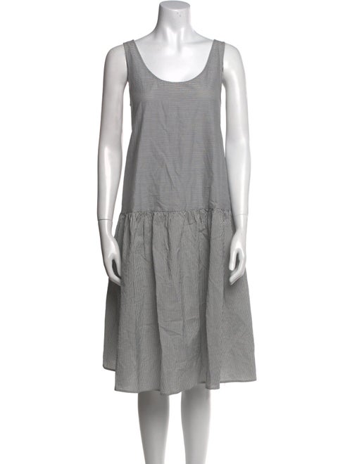 Apuntob Striped Knee-Length Dress