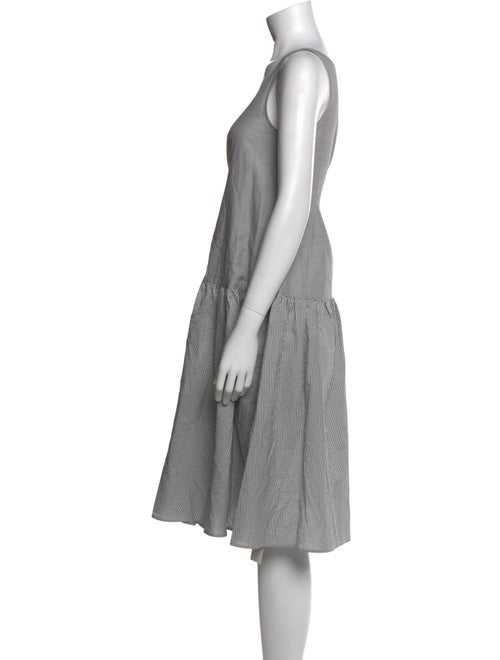 Apuntob Striped Knee-Length Dress