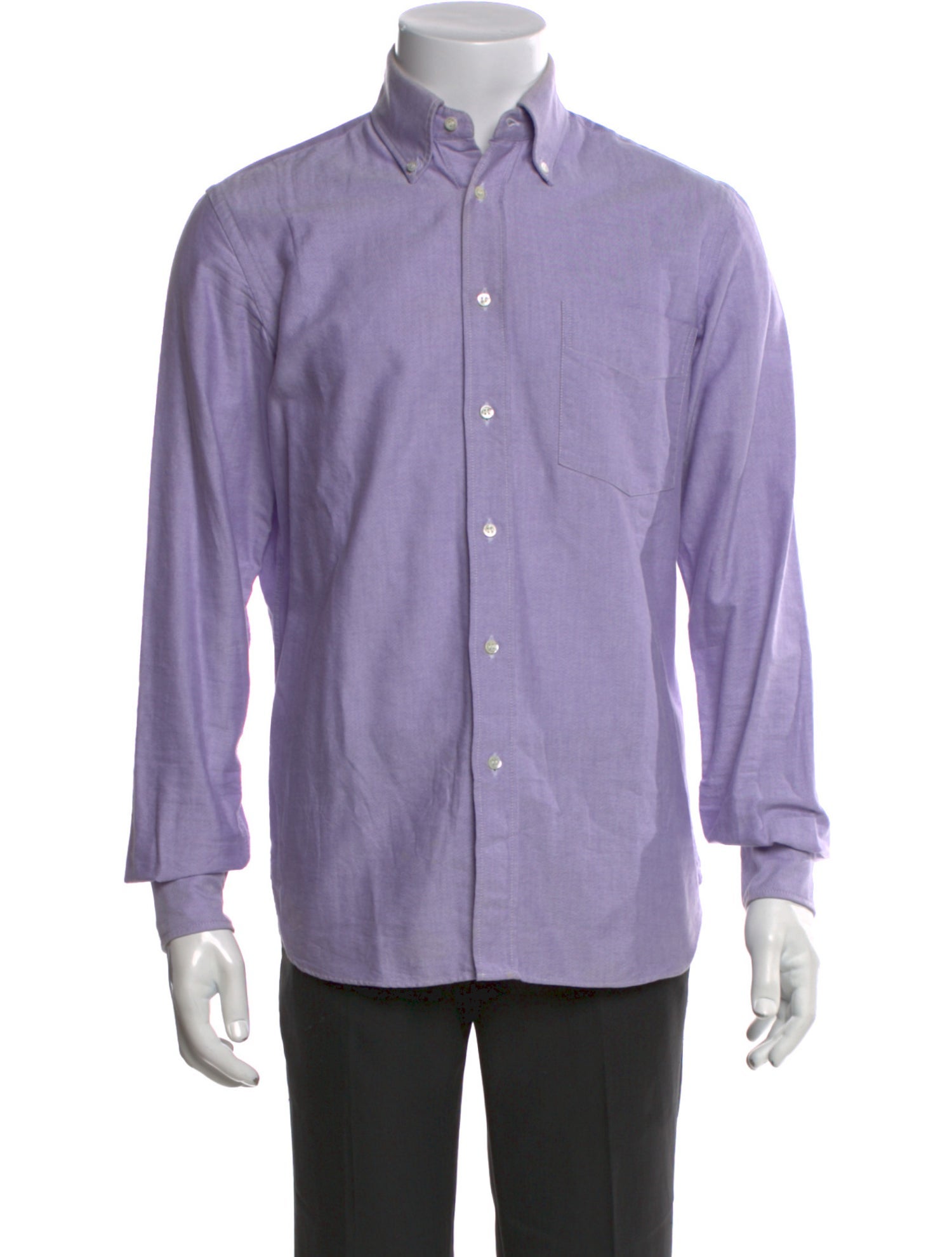 Aspesi Blu Long Sleeve Dress Shirt