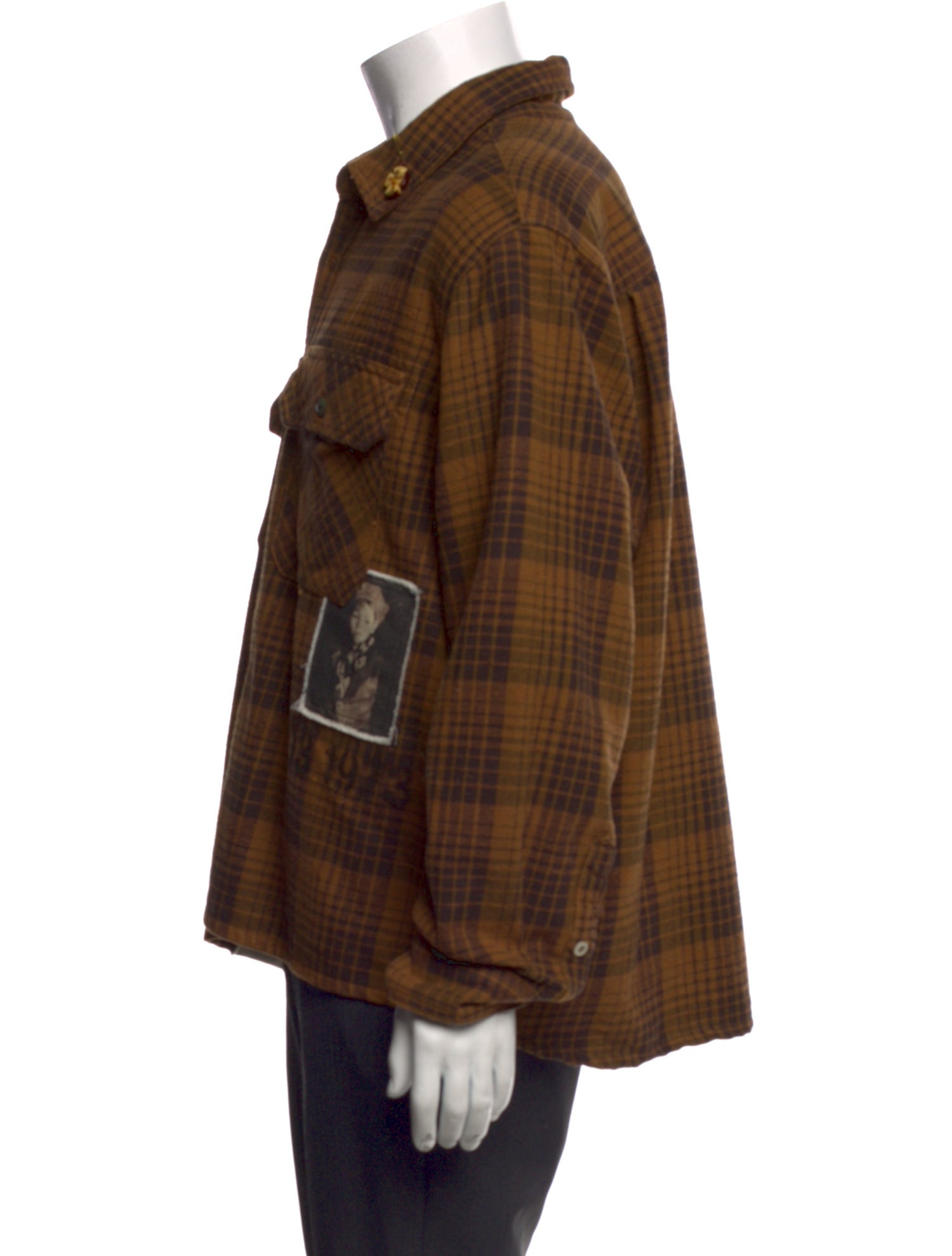 Abeja Studios Plaid Print Long Sleeve Shirt