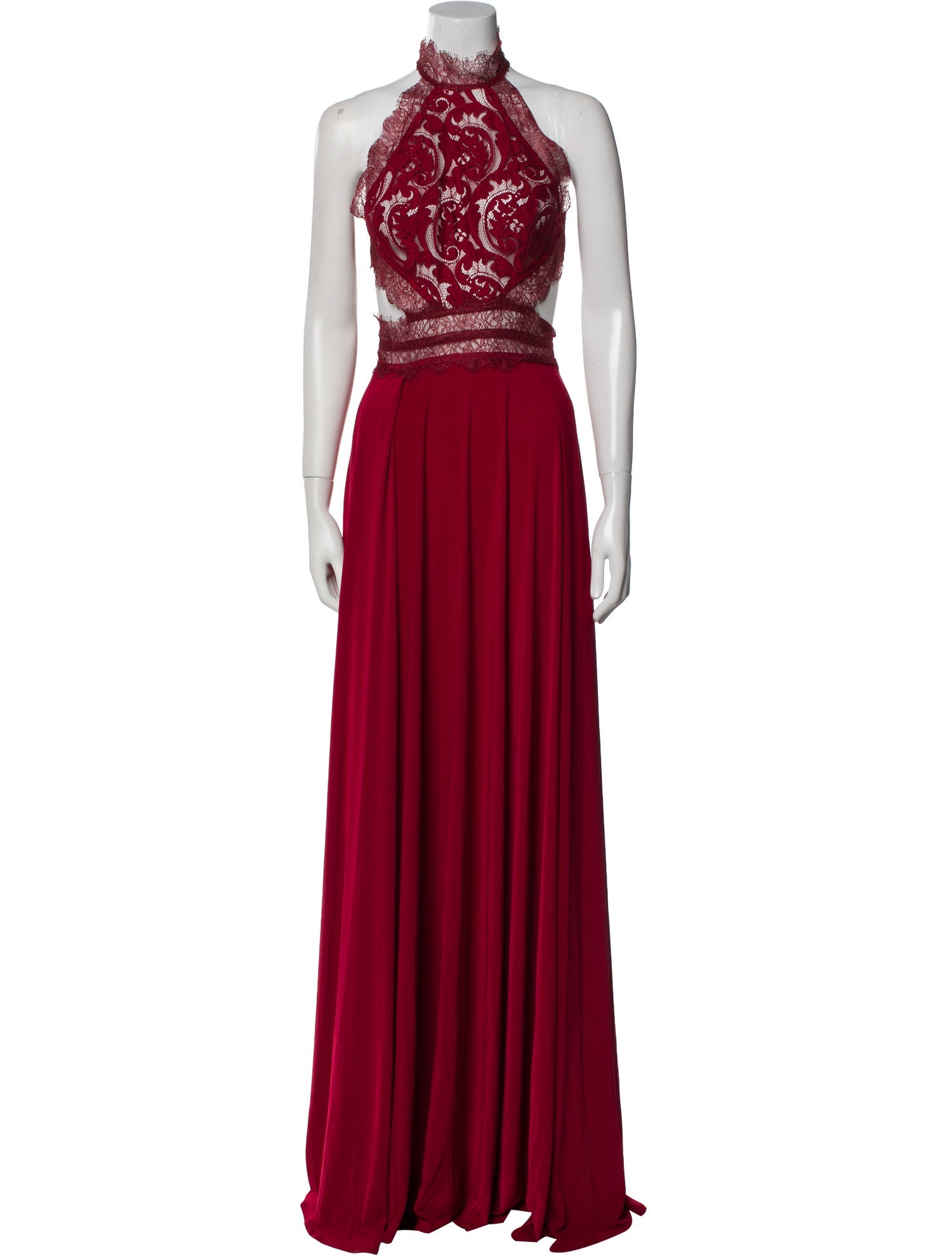 ABYSS BY ABBY Mock Neck Long Dress w/ Tags