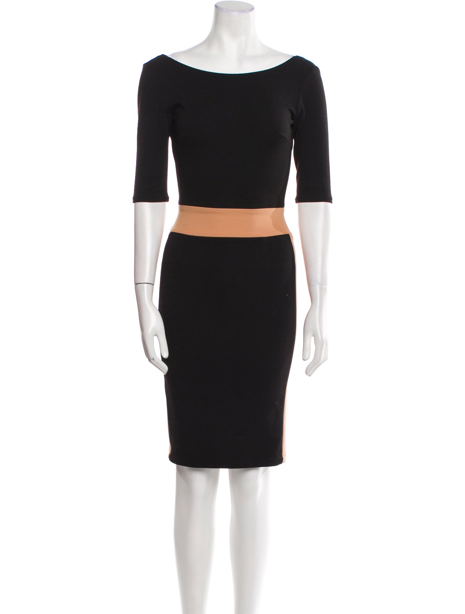 ABYSS BY ABBY Bateau Neckline Mini Dress