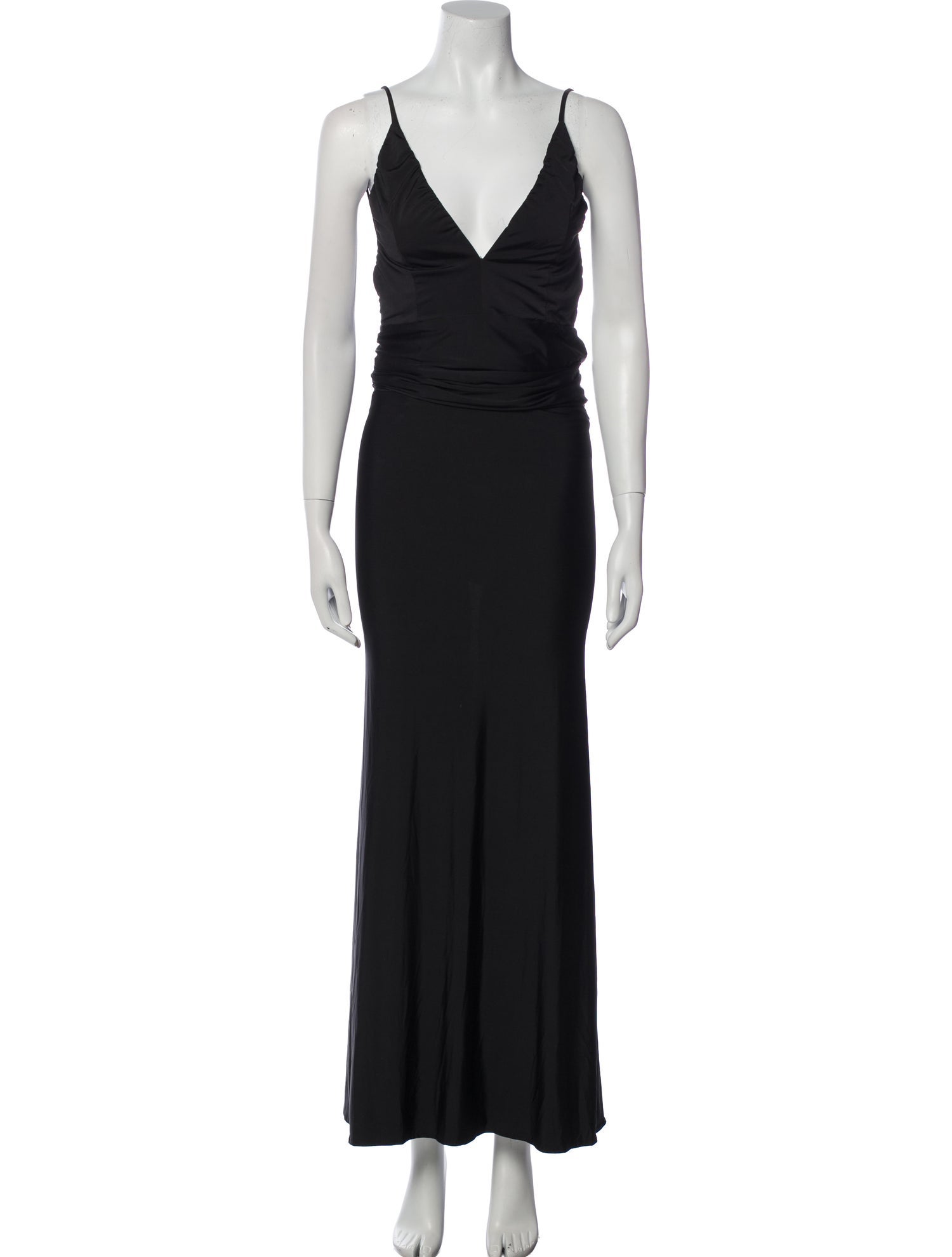 ABYSS BY ABBY V-Neck Long Dress