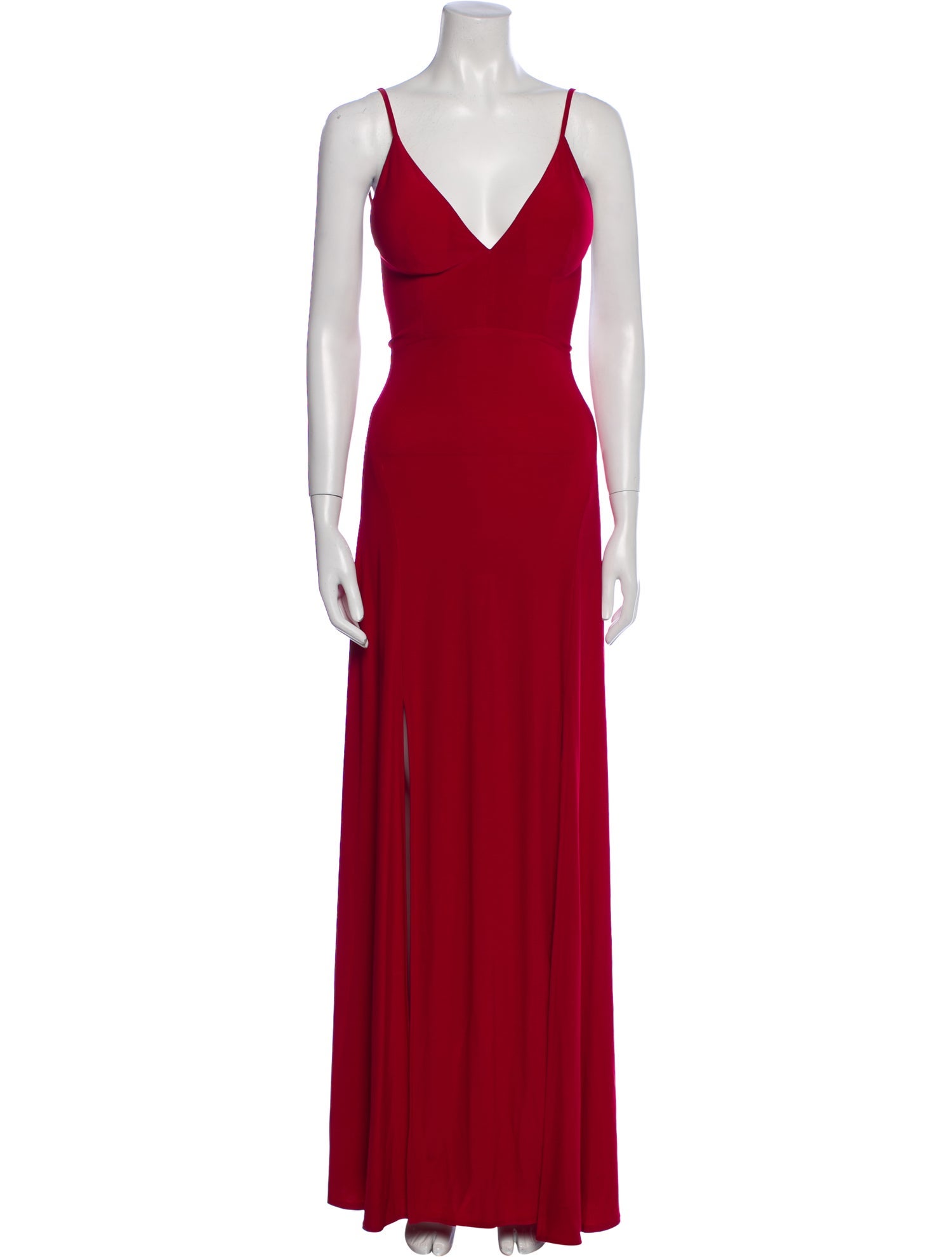 Abysse V-Neck Long Dress