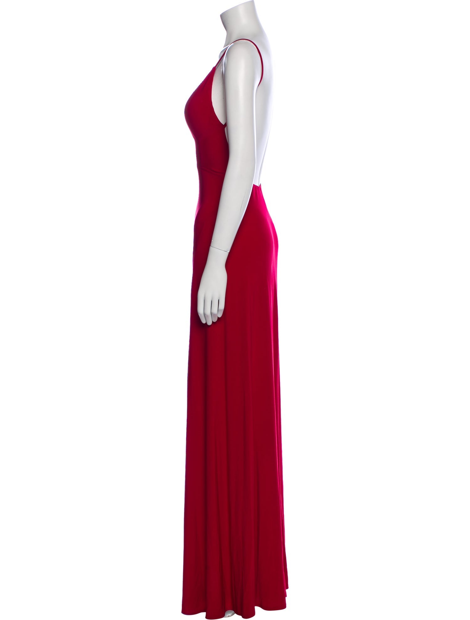Abysse V-Neck Long Dress