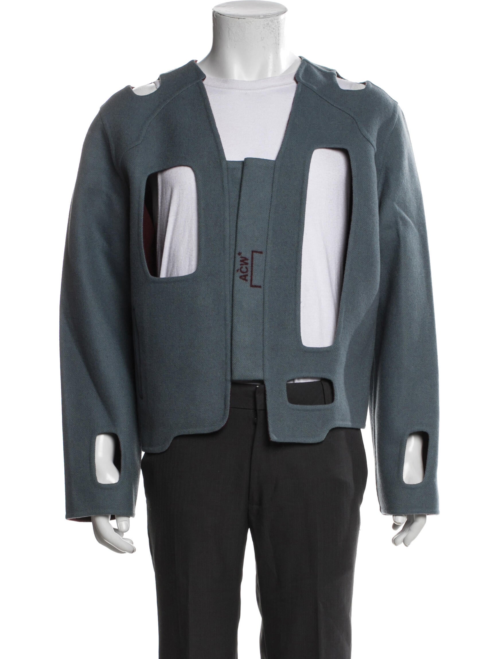 A-Cold-Wall x Timberland Wool Colorblock Pattern Coat w/ Tags