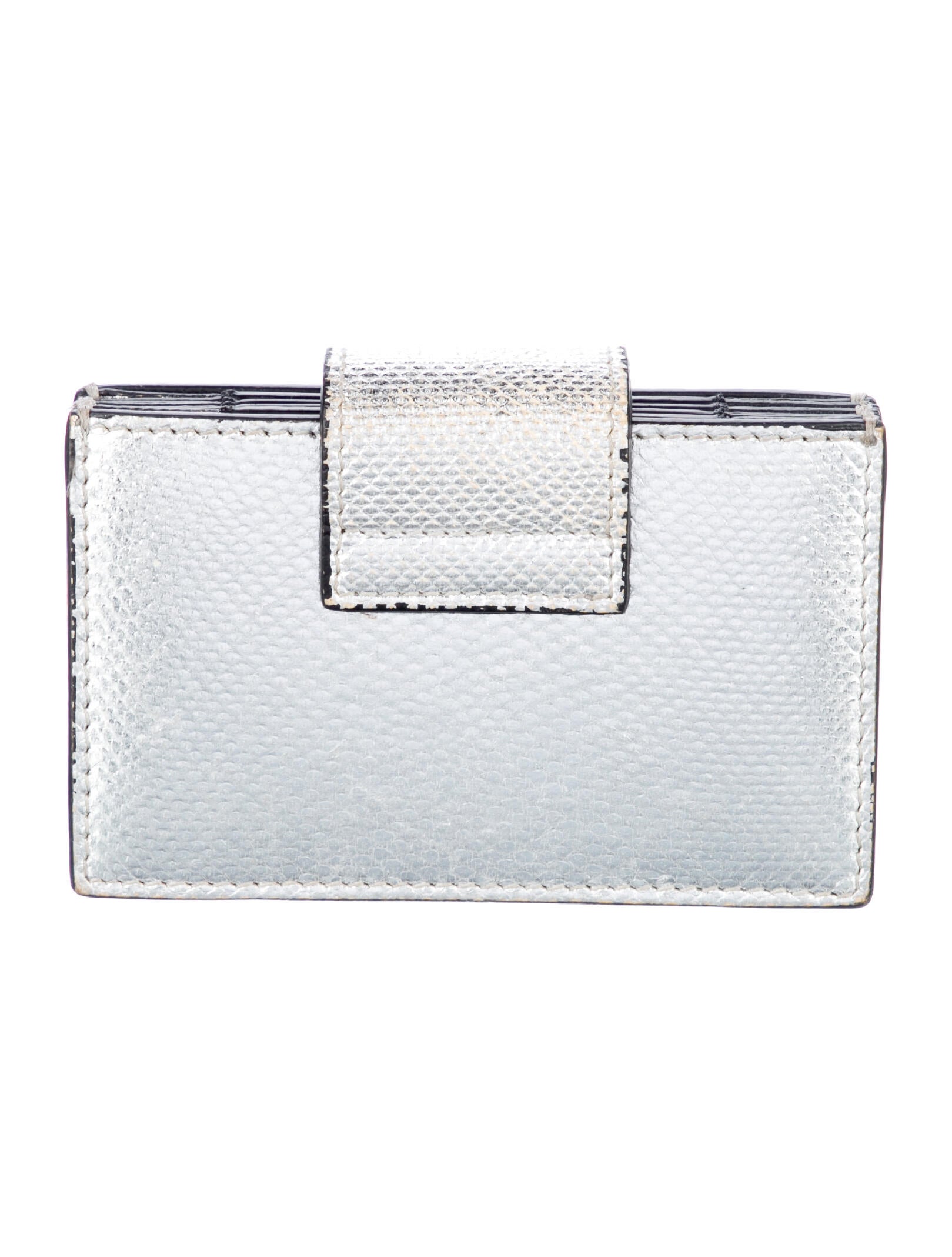 Alexandra Clancy Embossed Leather Animal Print Card Holder