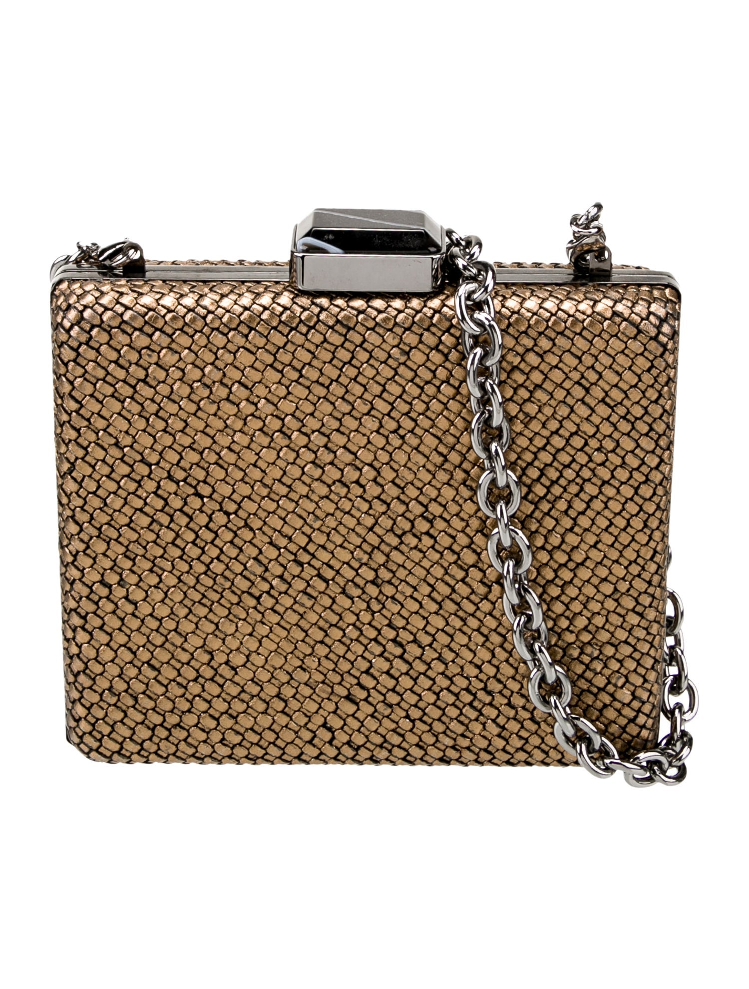 Alexandra Clancy Leather Minaudière