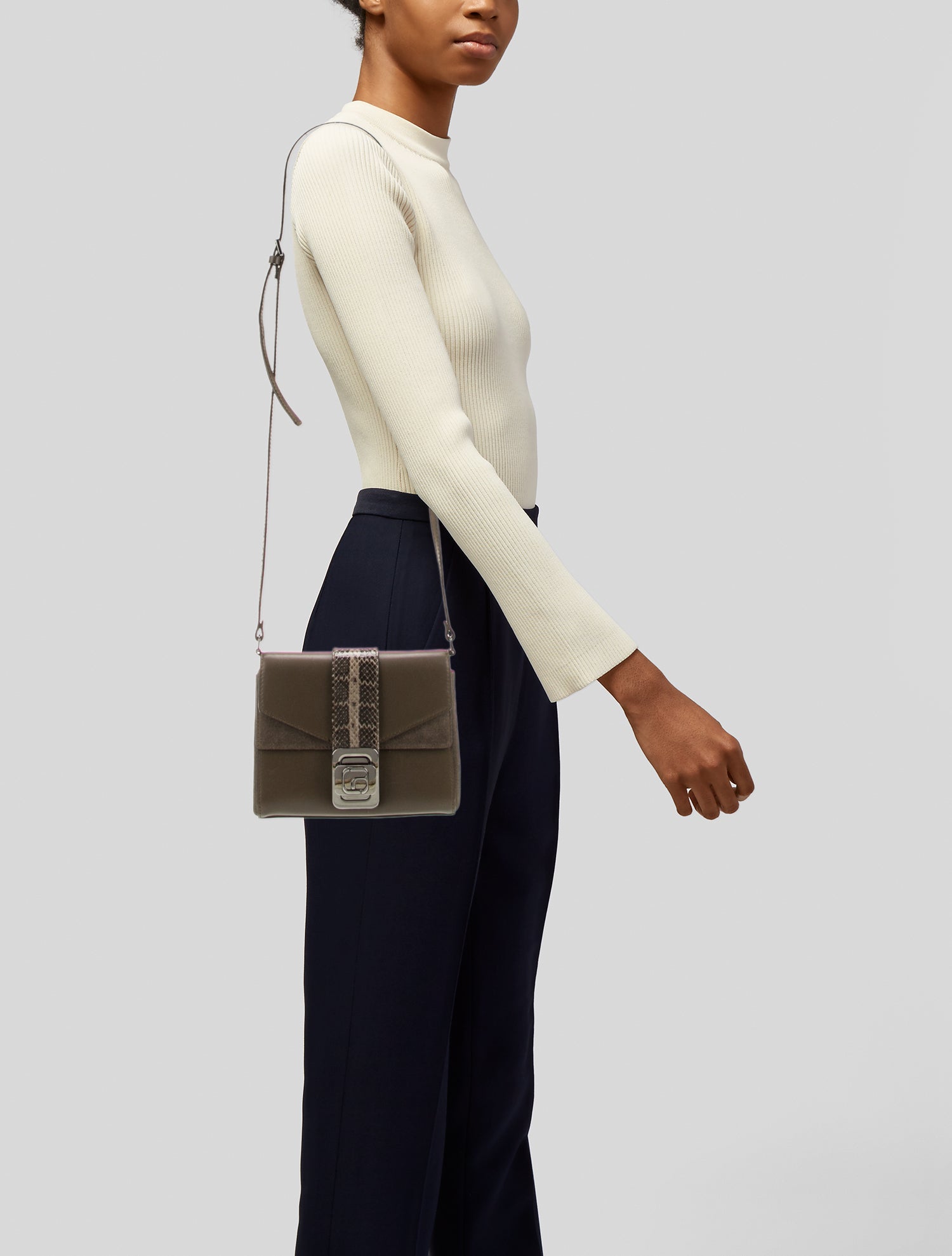 Alexandra Clancy Leather Crossbody Bag