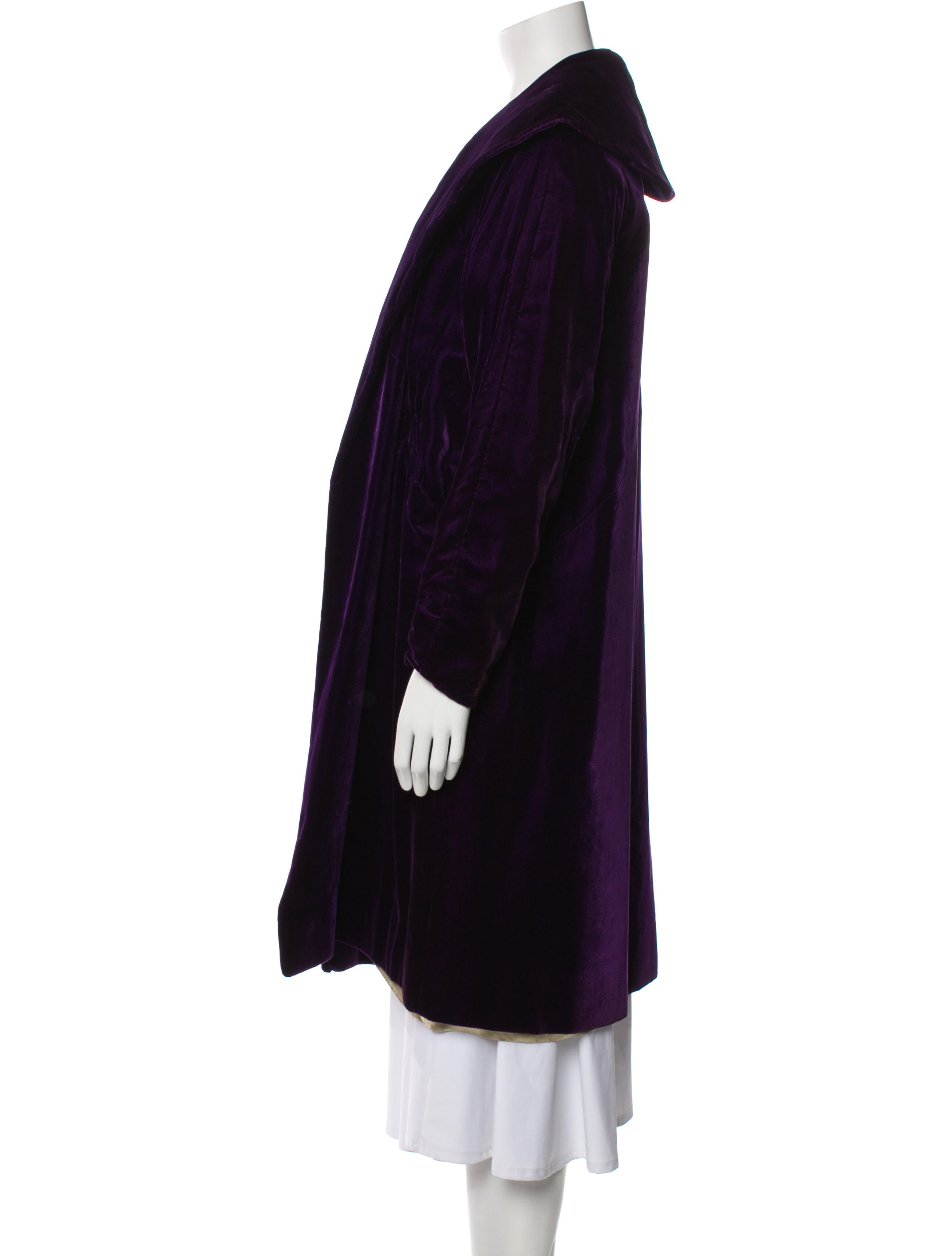 Arnold Constable Fifth Avenue Faux Fur Coat Purple Coats, Clothing