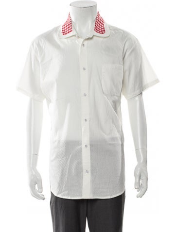 A Child Of The Jago Casual Shirts Graphic Print Short Sleeve Dress Shirt M