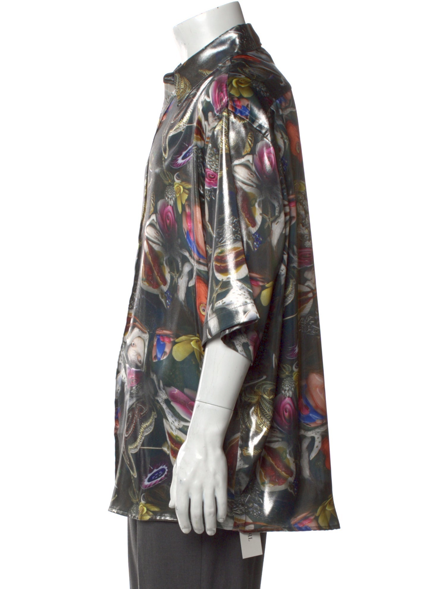 Acne Studios x Per B. Sundberg Printed Three-Quarter Sleeve Shirt w/ Tags