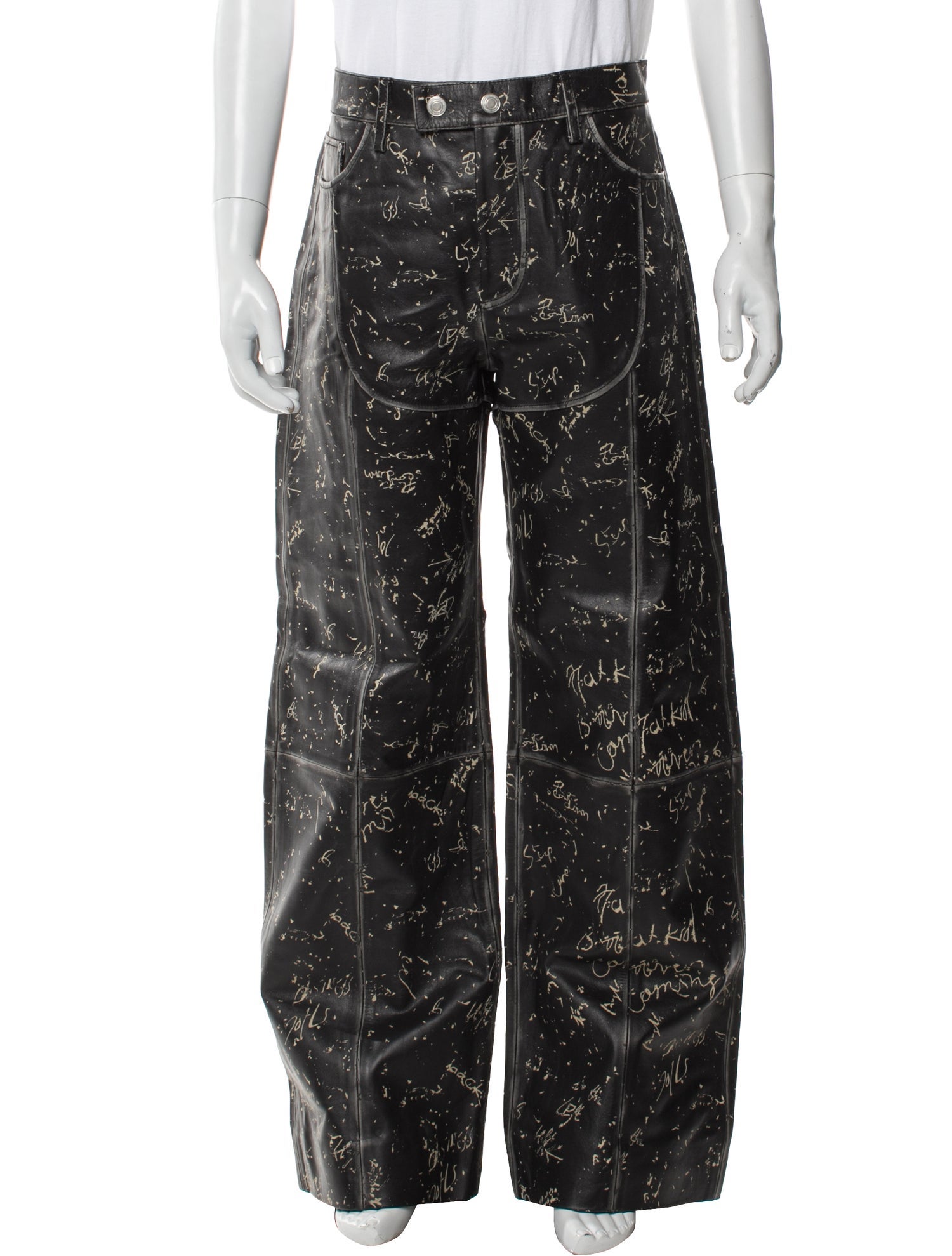 Achilles Ion Gabriel Graphic Print Pants w/ Tags
