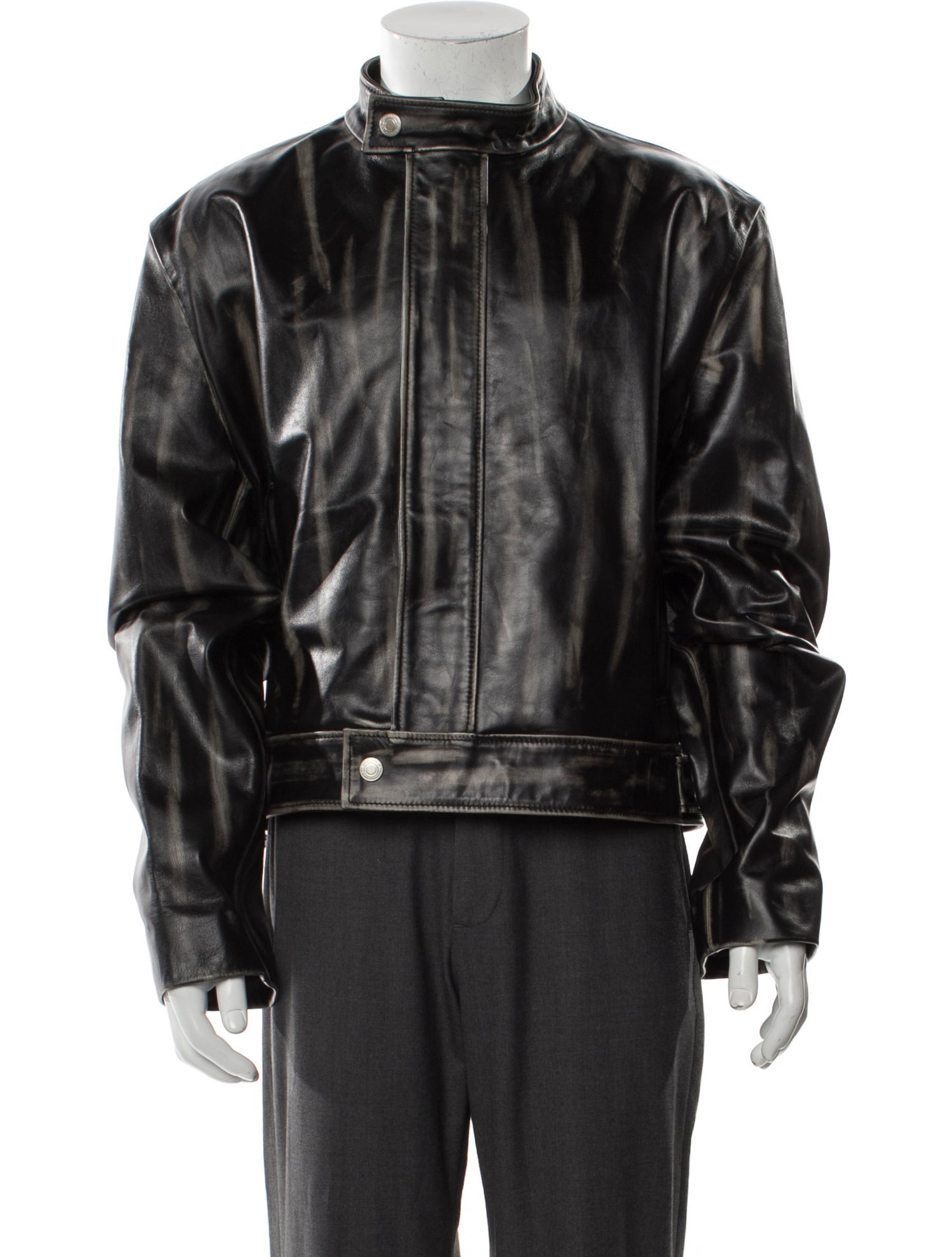 Achilles Ion Gabriel Leather Moto Jacket