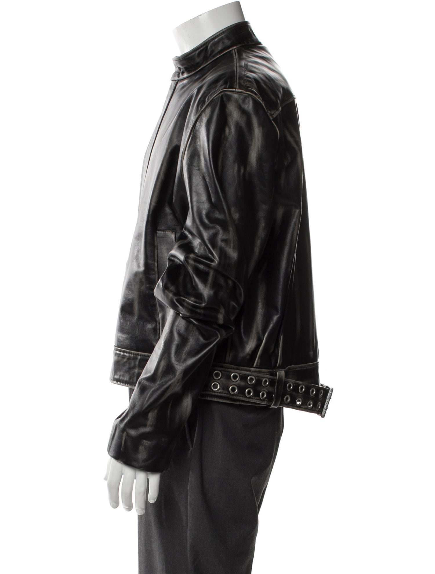 Achilles Ion Gabriel Leather Moto Jacket