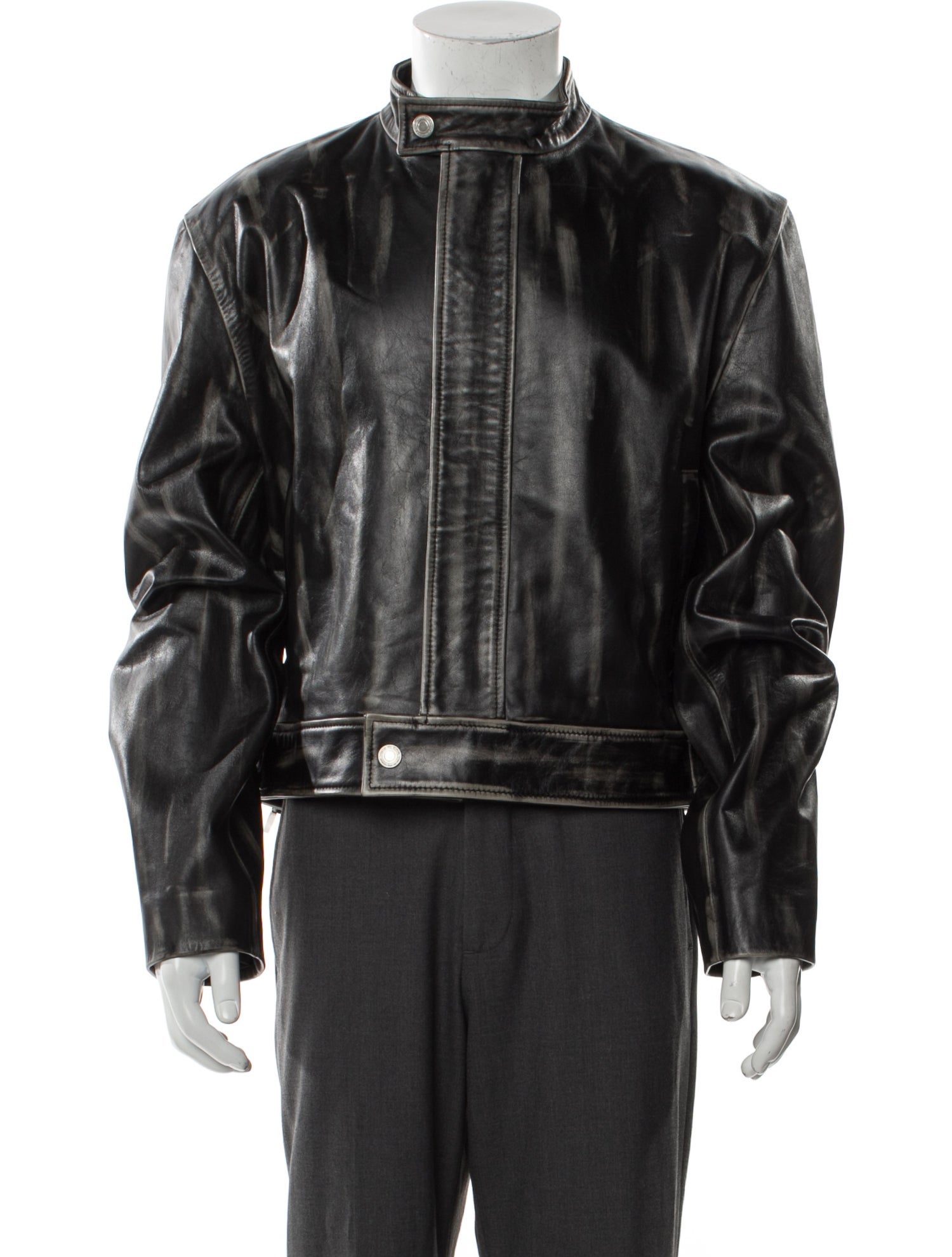 Achilles Ion Gabriel Leather Moto Jacket