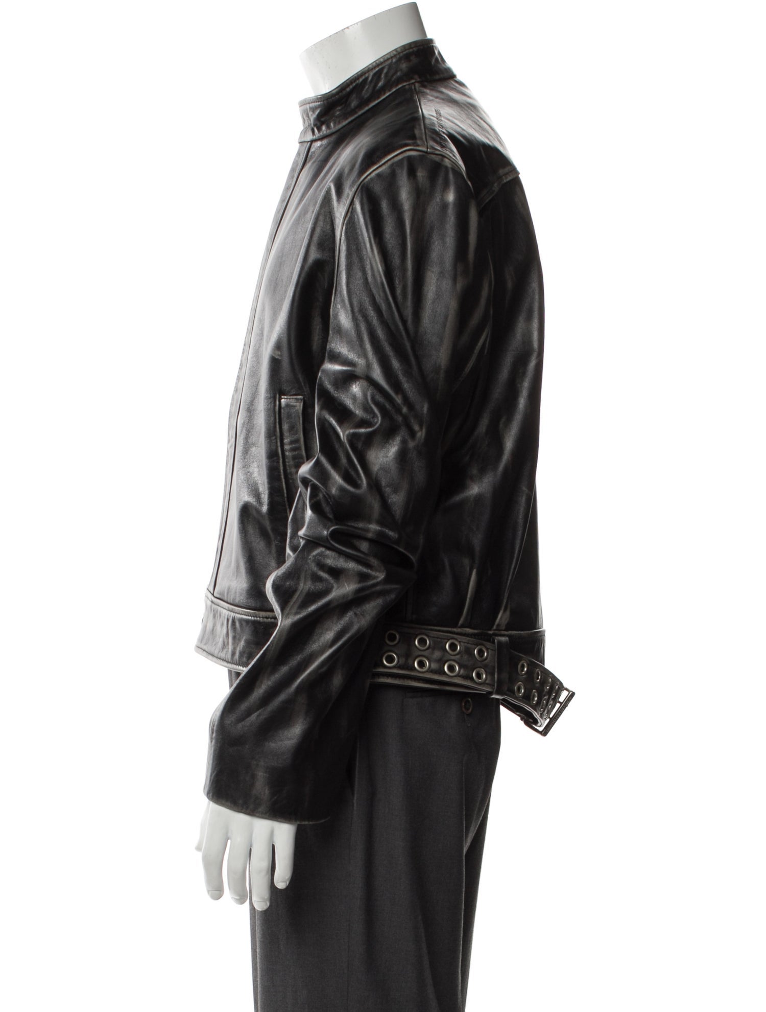 Achilles Ion Gabriel Leather Moto Jacket